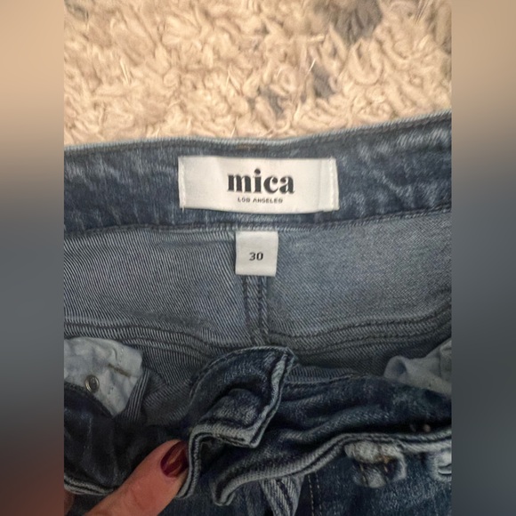 😍 Mica amazing stretch super comfy cute denim blue jeans size 30 - Picture 2 of 4